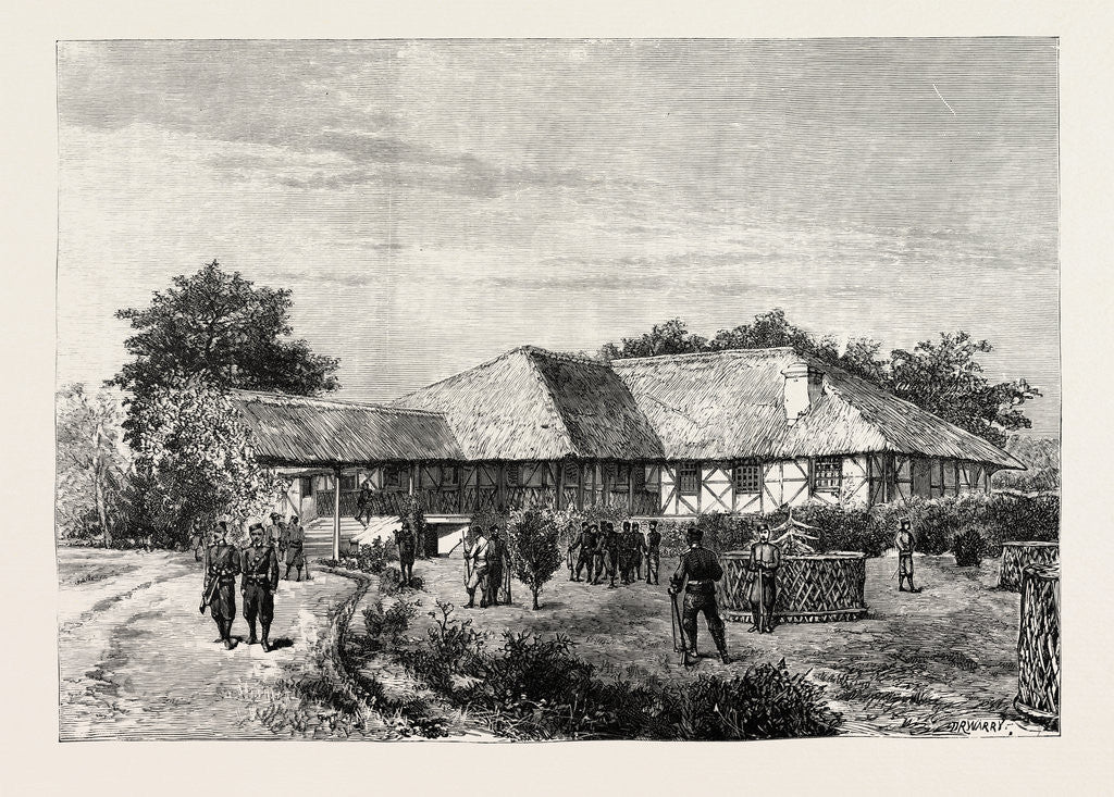 Detail of The British Residency at Manipur Defended by the Goorkhas on March 24 by Anonymous