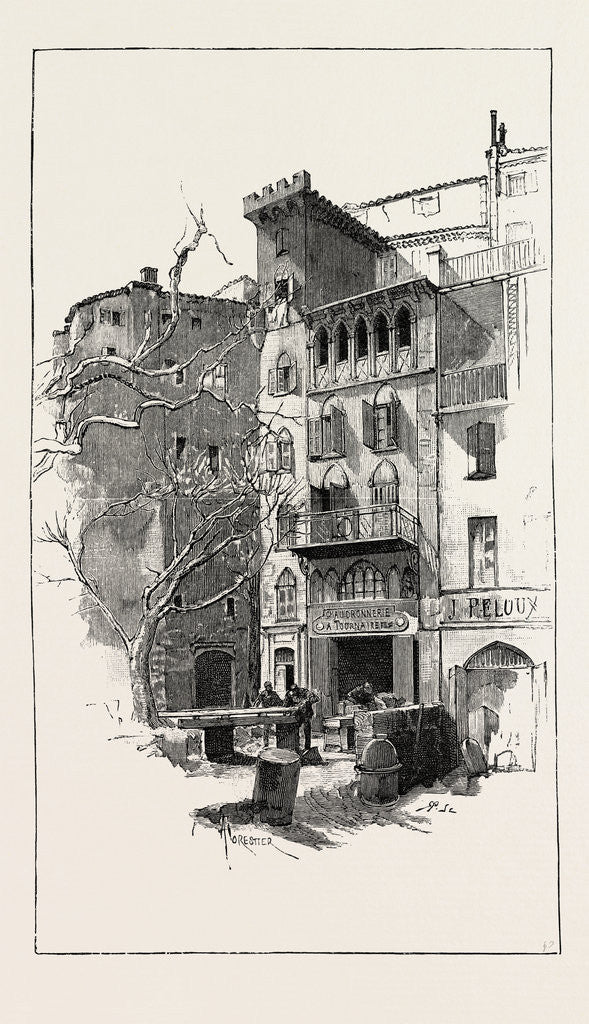 Detail of An Old House in Grasse France by Anonymous