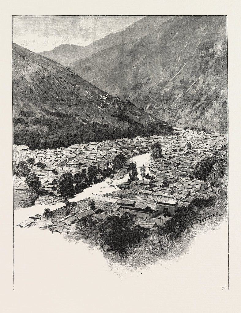 Detail of Ta-Chien-Lu a Mountain Village Altitude 8400 Feet. by Anonymous
