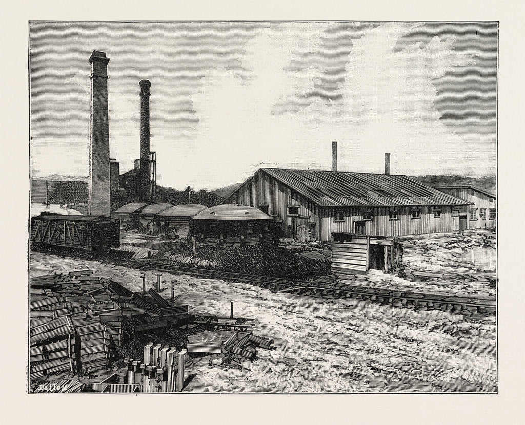 Detail of Middlesborough Kentucky: Fire Brick Works USA by Anonymous