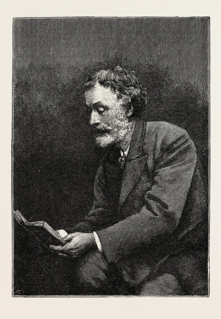 Detail of George Meredith by Anonymous