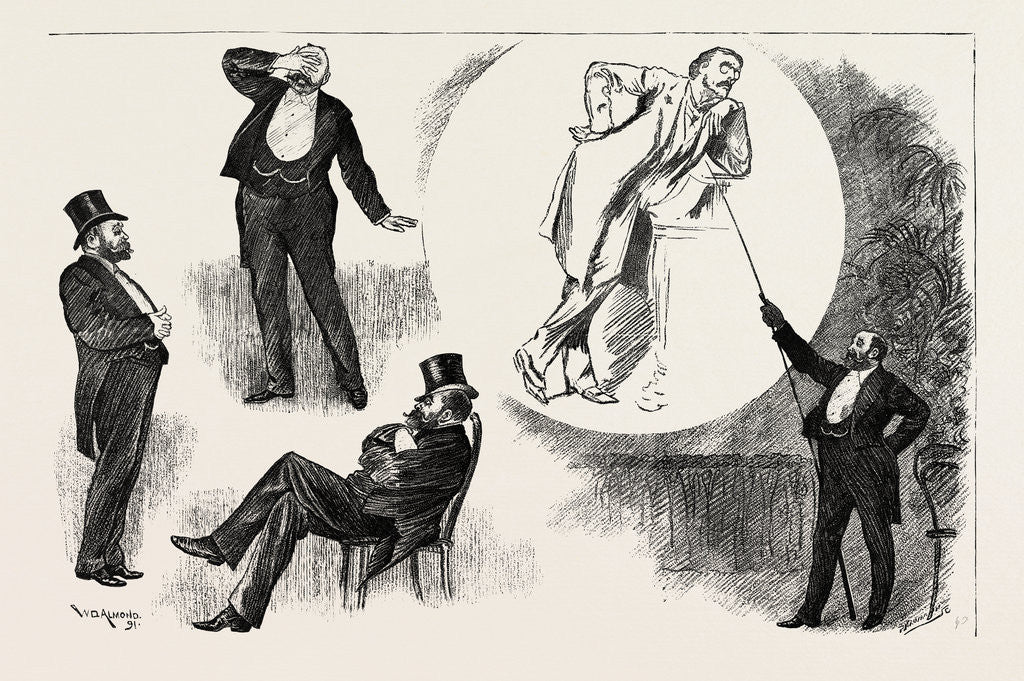 Detail of Lecture by Mr. Harry Furniss on the Humours of Parliament by Anonymous