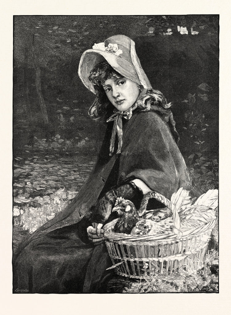 Detail of Chickens by Anonymous