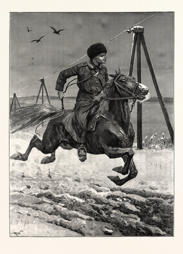 Detail of A Siberian Cossack. by Anonymous