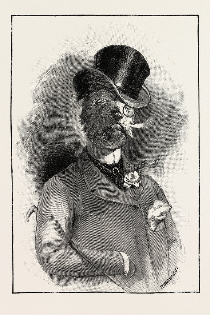 Detail of Sporting Dog: I Backed the Winner. by Anonymous