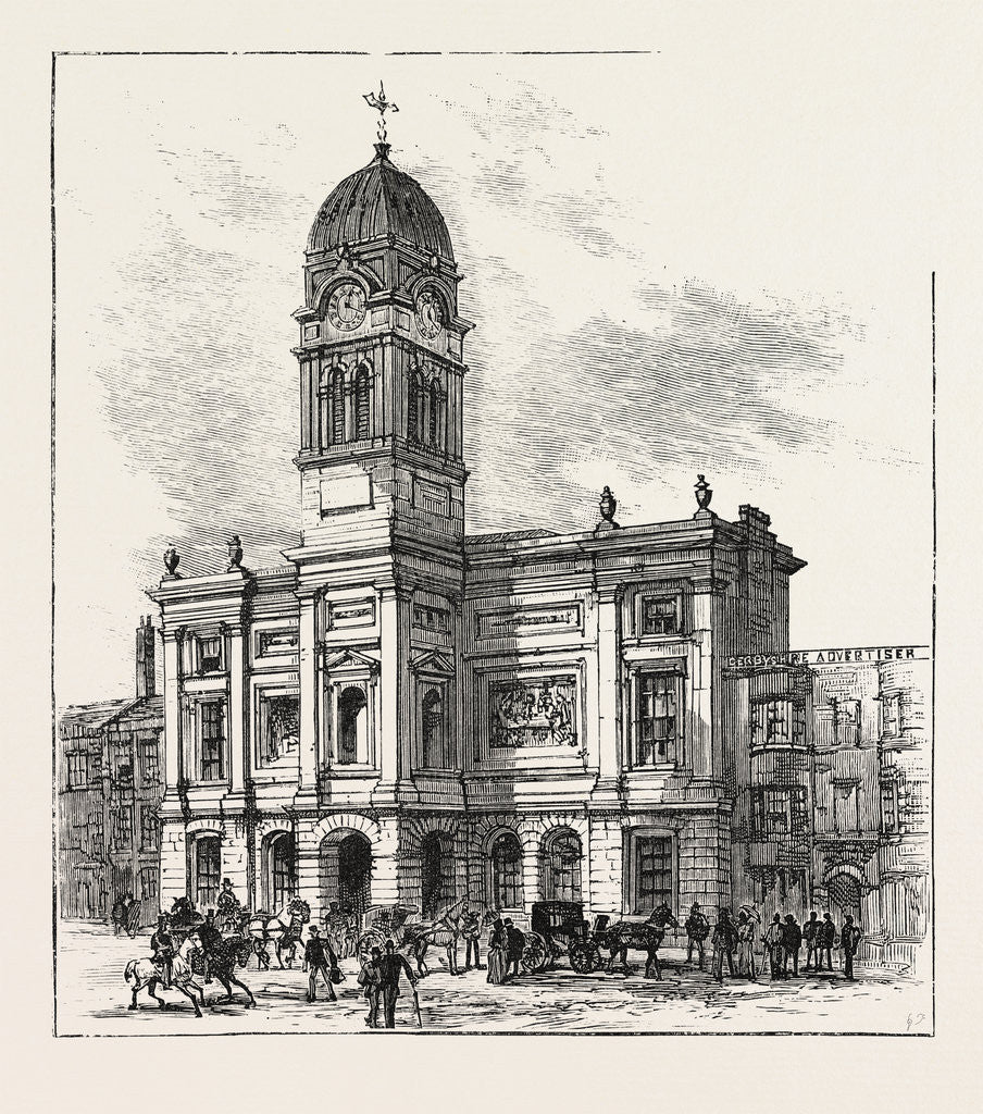 Detail of Derby: The Townhall. by Anonymous
