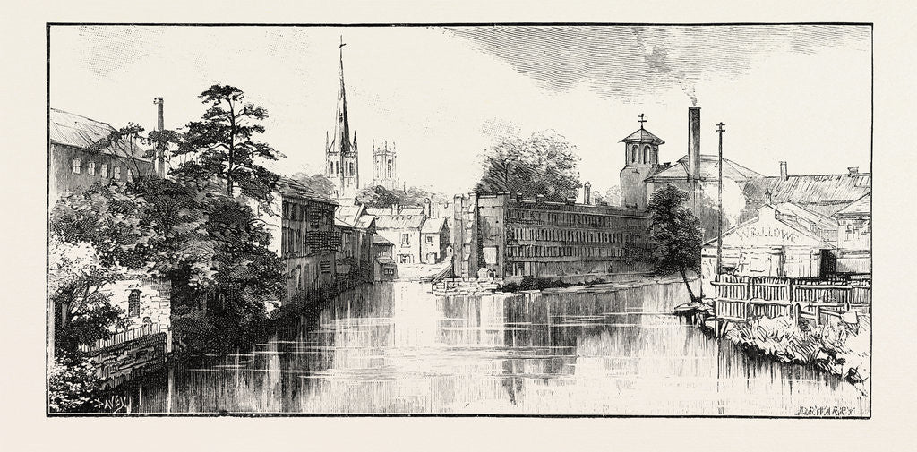 Detail of Derby: The Old Silk Mill by Anonymous