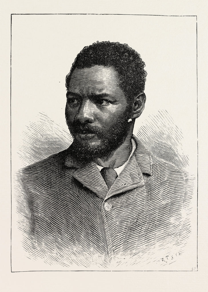 Detail of Emissary in London from the African King Gungunhana: Umfetinteni. by Anonymous