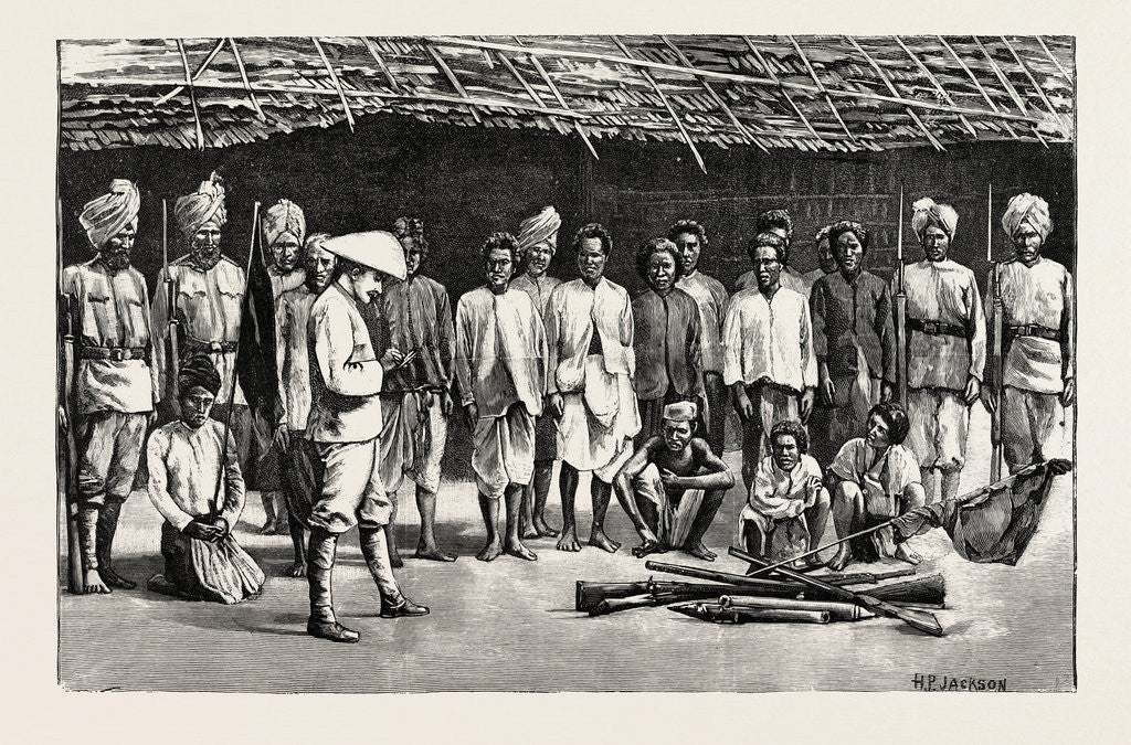 Detail of Manipur Prisoners Captured at Palel. by Anonymous