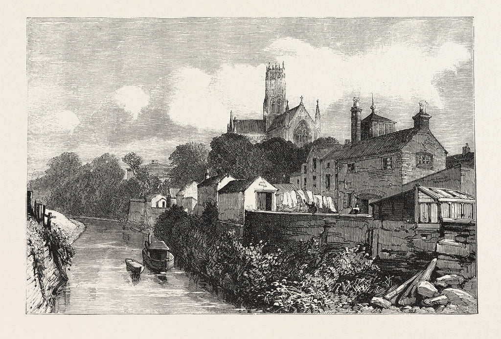 Detail of St. George's Church Doncaster by Anonymous