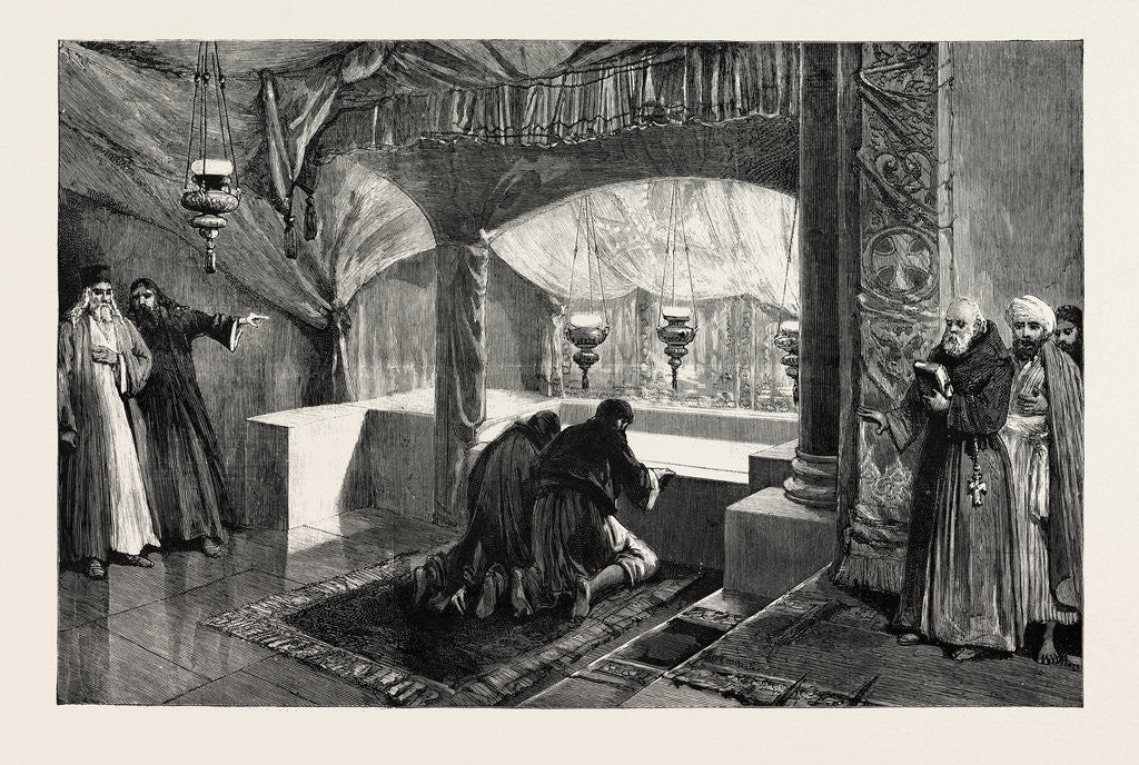 Detail of The Grotto of the Nativity Bethlehem by Anonymous