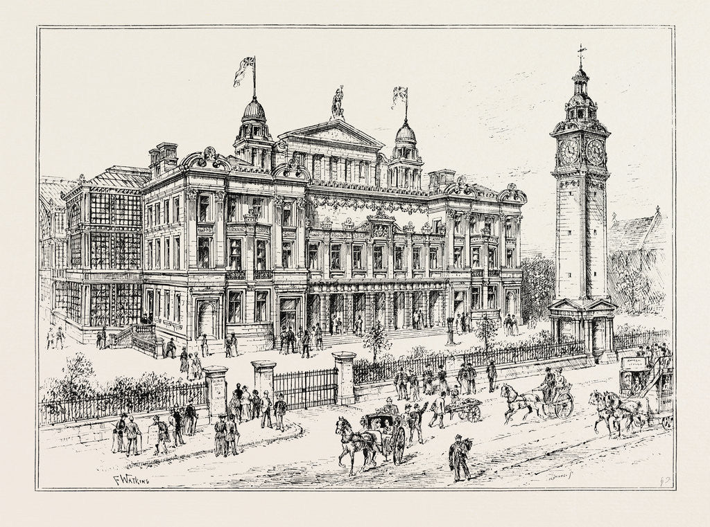 Detail of Completed Buildings of the People's Palace Mile End Road East London UK by Anonymous