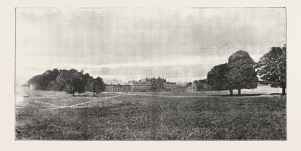 Detail of Visit of the Prince of Wales to Rotherham: Wentworth Woodhouse the Seat of Earl Fitzwilliam. K.G. by Anonymous