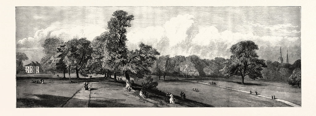 Detail of Visit of the Prince of Wales to Rotherham: Clifton Park by Anonymous