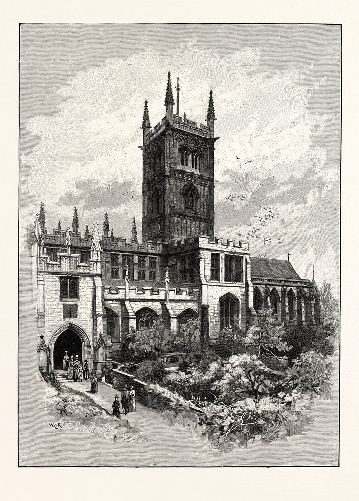 Detail of St. Peter's, Wolverhampton, from the South East by Anonymous
