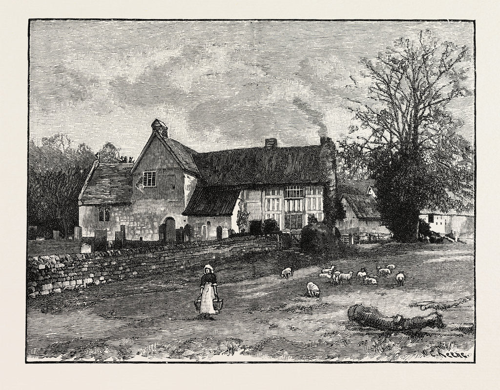 Detail of Deepdale Church and Old Guest House, from the North. by Anonymous