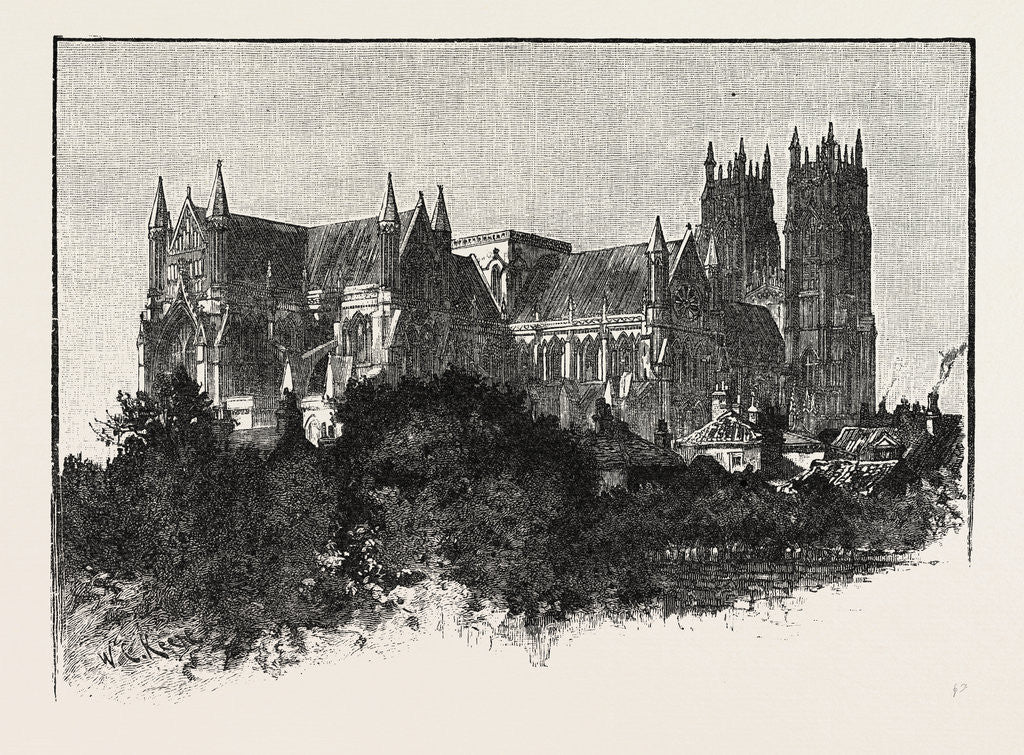 Detail of Beverley Minster, from the North-East. by Anonymous