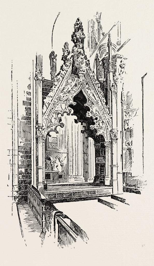 Detail of Beverley Minster, the Percy Shrine by Anonymous