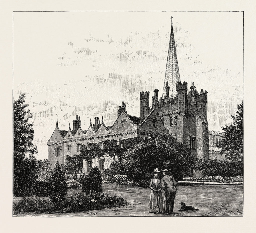 Detail of The Church and Vicarage, Hadleigh by Anonymous