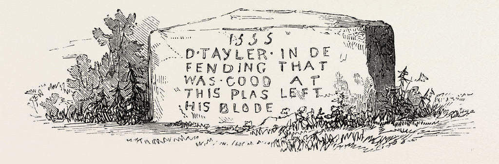 Detail of The Martyr's Stone, Hadleigh by Anonymous