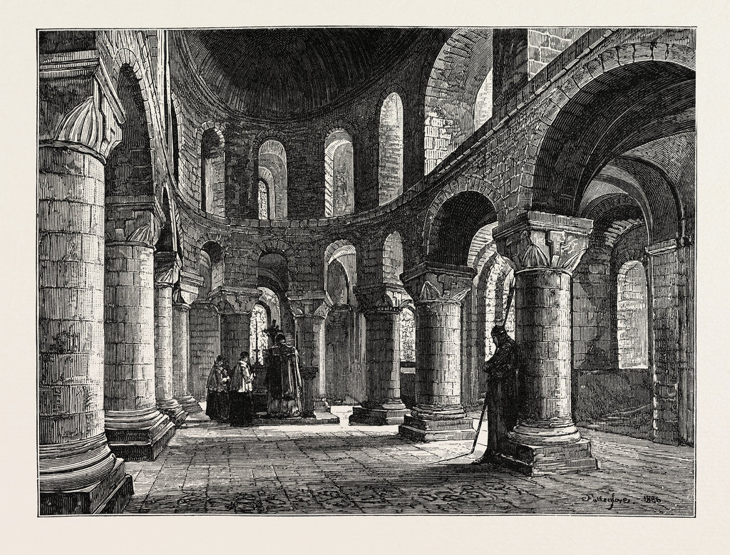 Detail of The Interior of St. John's Cirencester UK by Anonymous