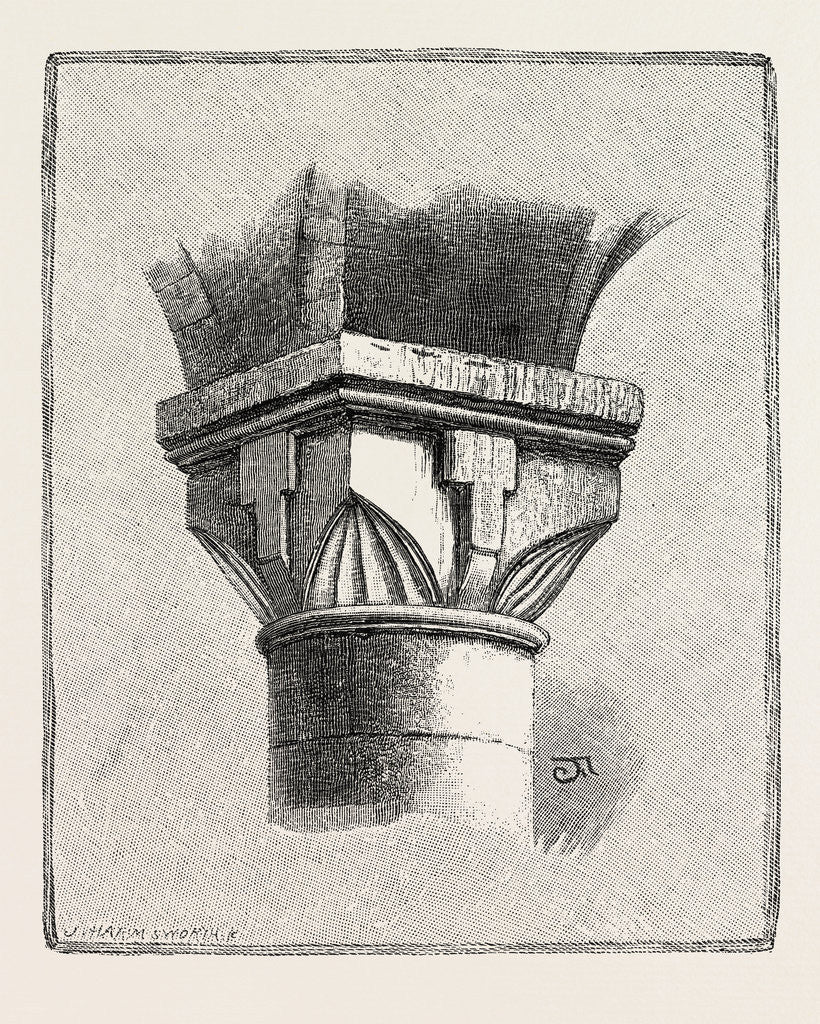 Detail of A Capital in St. John's Cirencester UK by Anonymous