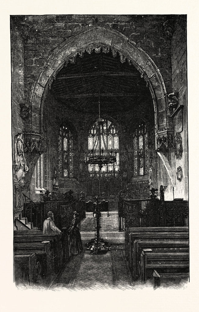 Detail of Wrexham: The Choir by Anonymous