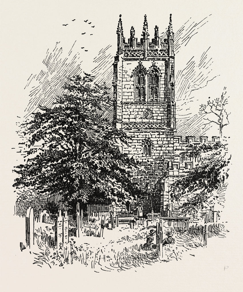 Detail of Gresford: The Tower by Anonymous
