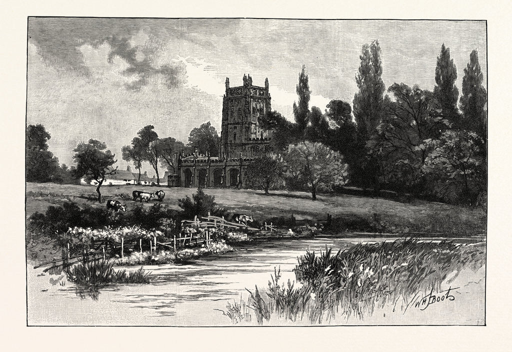 Detail of Fairford, from the Colne by Anonymous