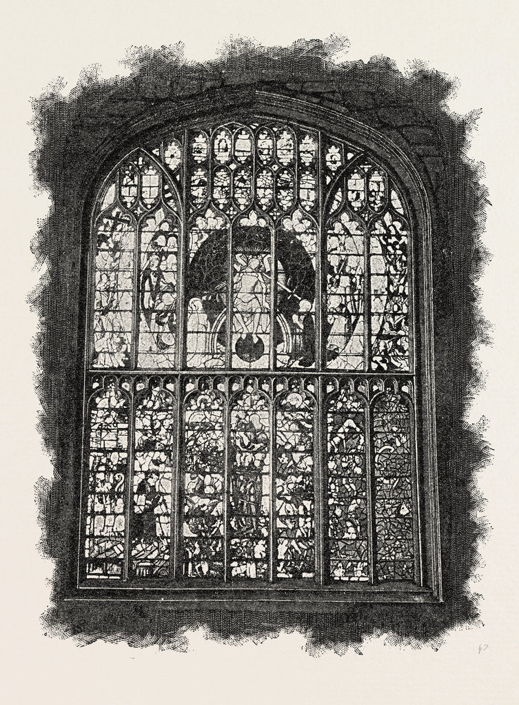 Detail of Fairford Church: The Great West Window by Anonymous