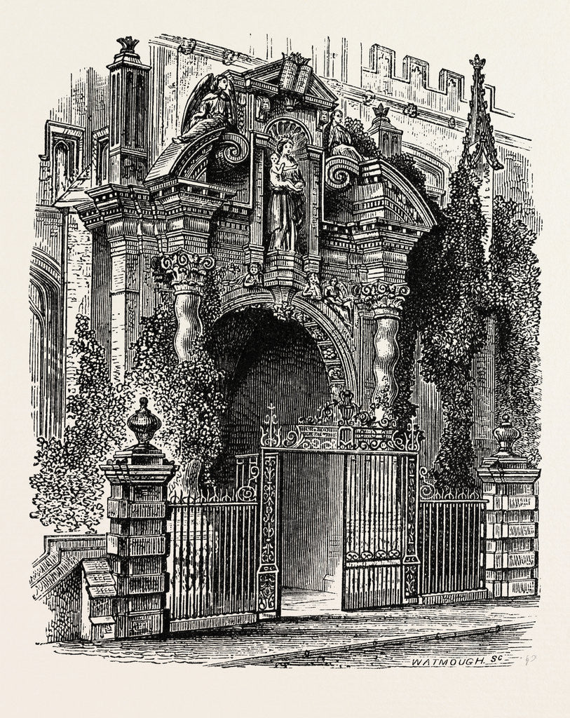 Detail of Porch of St. Mary's Oxford UK by Anonymous