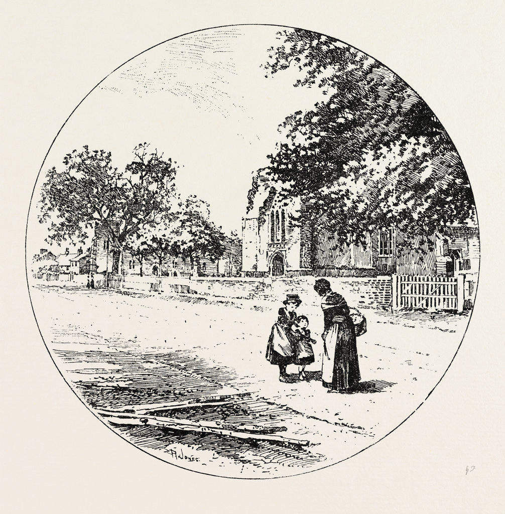 Detail of St. Martin's and St. Mary's, Trimley, Looking North by Anonymous