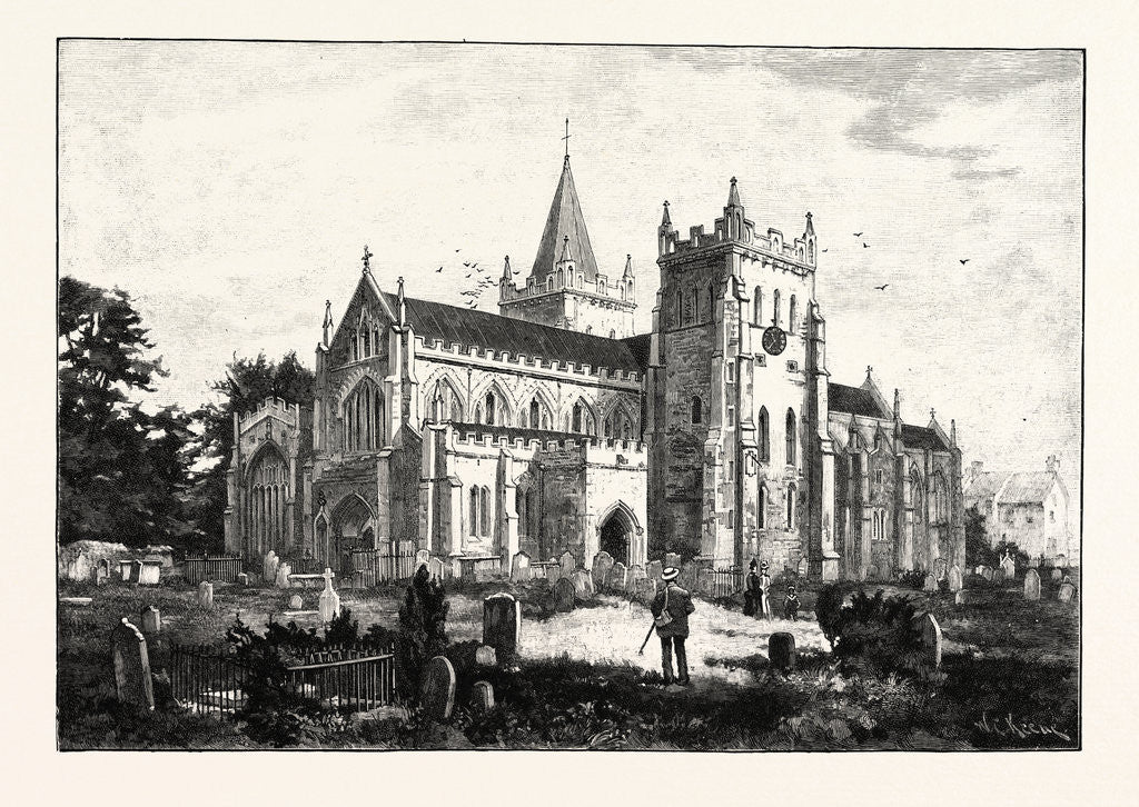 Detail of Ottery St. Mary from the South West UK by Anonymous