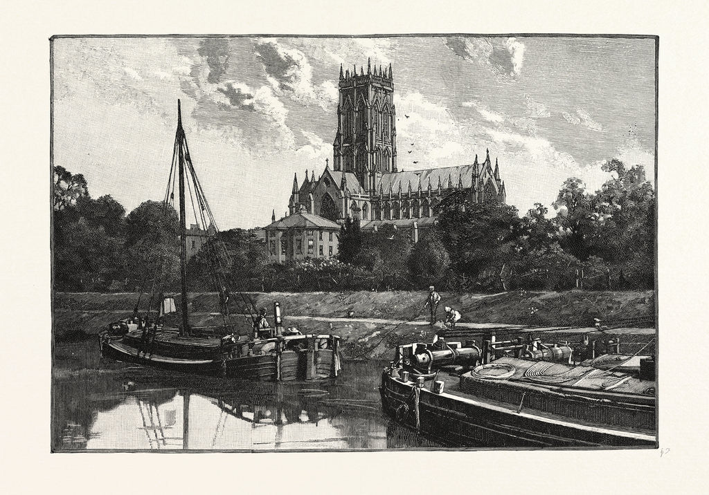 Detail of Doncaster from the North West UK by Anonymous