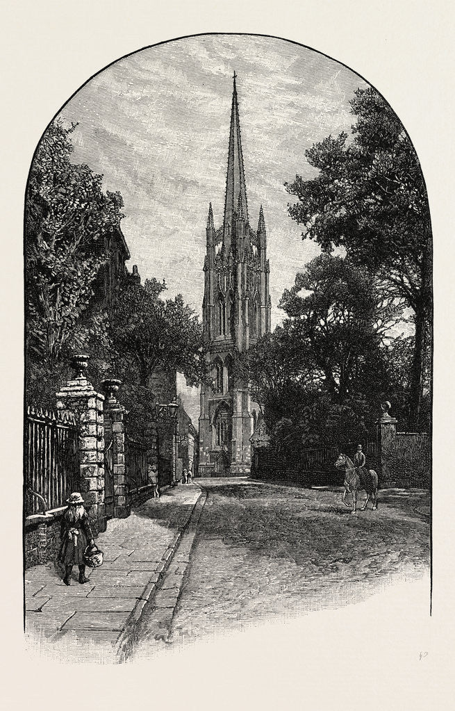 Detail of Louth: The Tower and Spire by Anonymous
