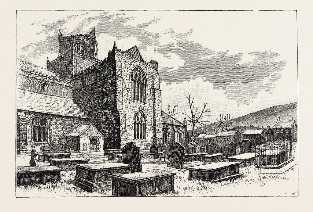 Detail of Cartmel Church, from the South by Anonymous