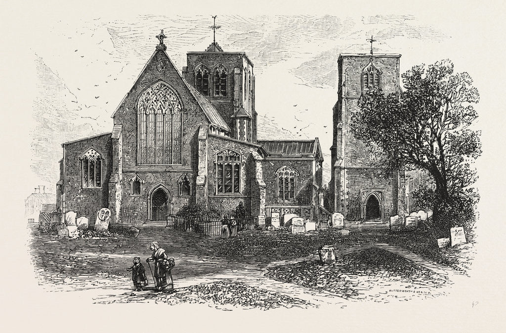 Detail of East Dereham, from the West. by Anonymous