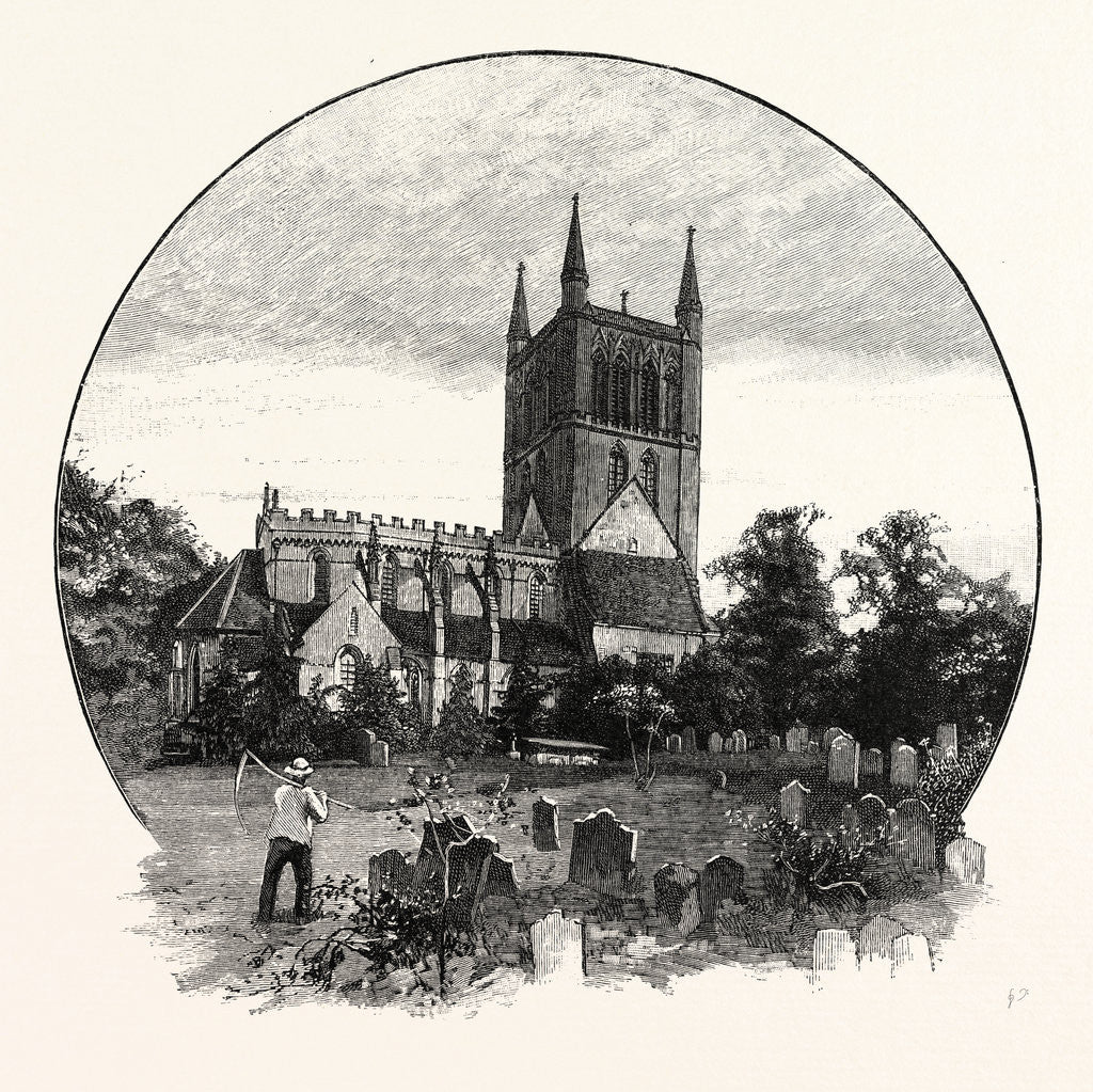 Detail of Pershore Church, from the North East by Anonymous