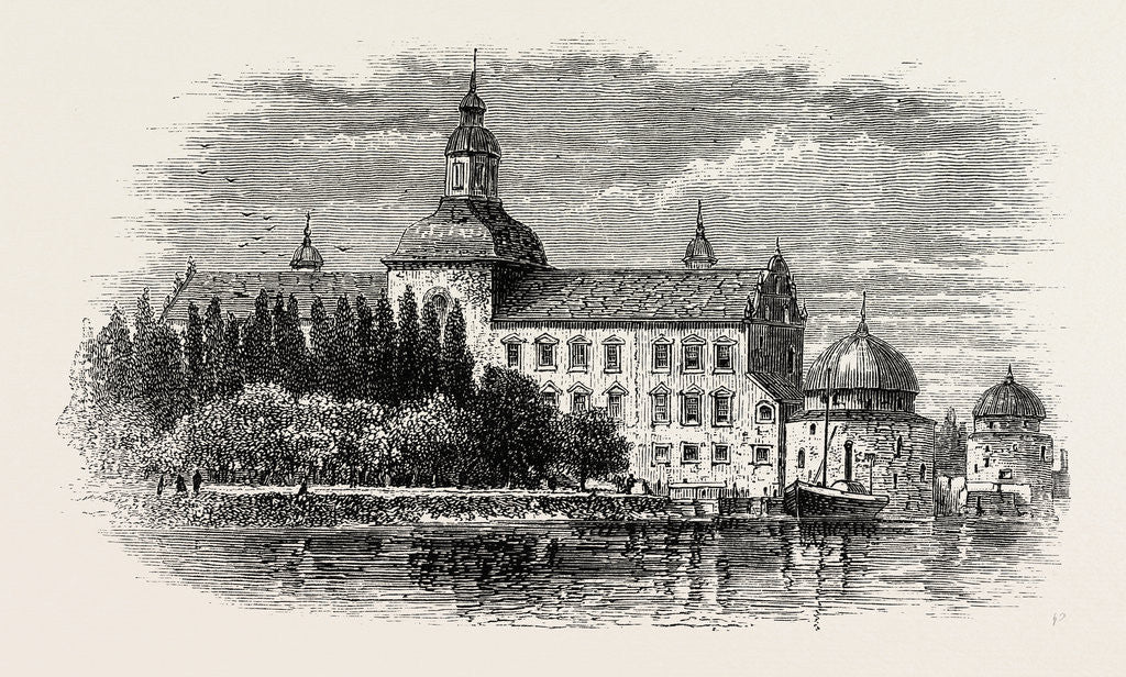 Detail of Vadstena Castle, Gotha Canal by Anonymous