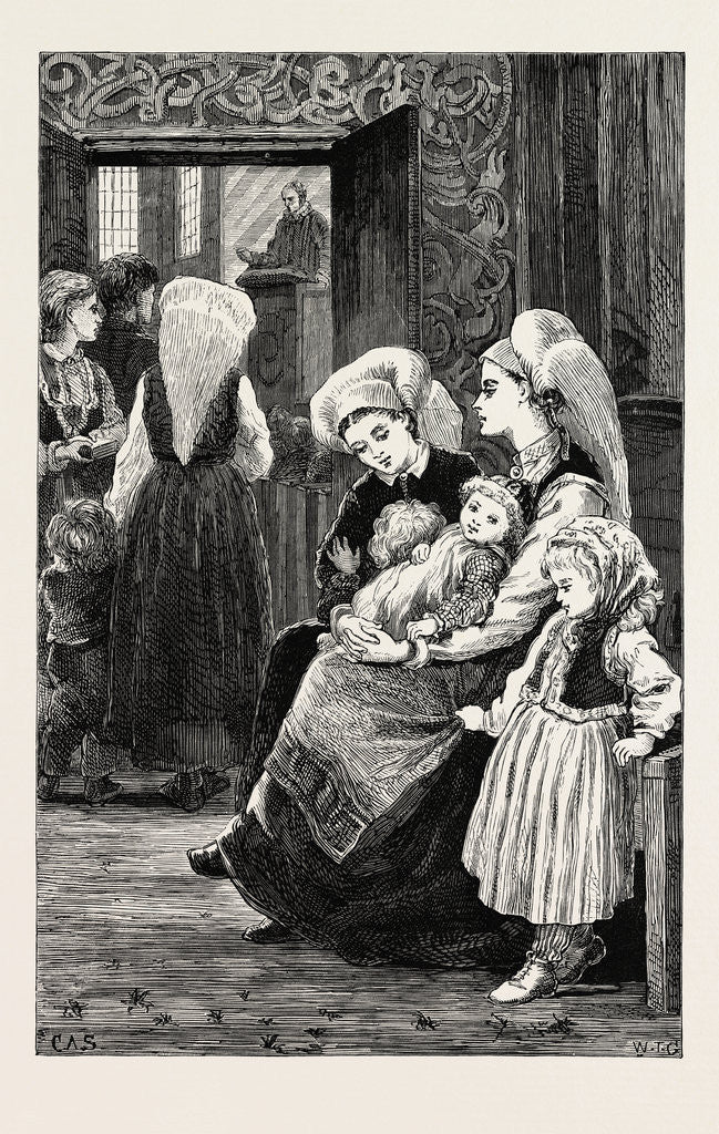 Detail of A Norwegian Church Porch by Anonymous