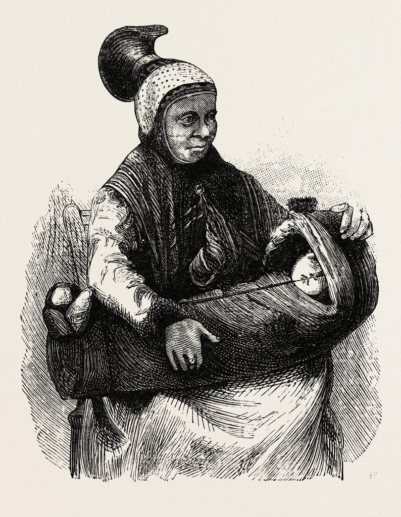 Detail of Lapp Cradle by Anonymous