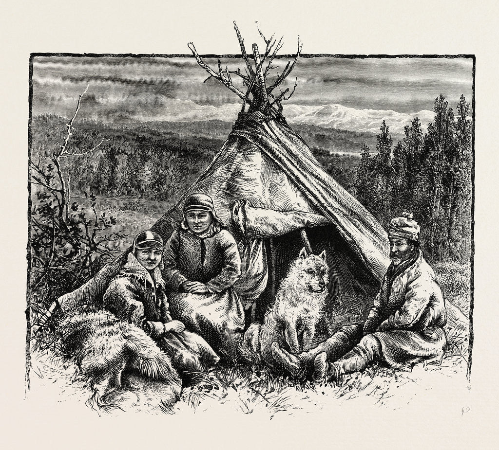 Detail of Lapps in Tromsödal by Anonymous