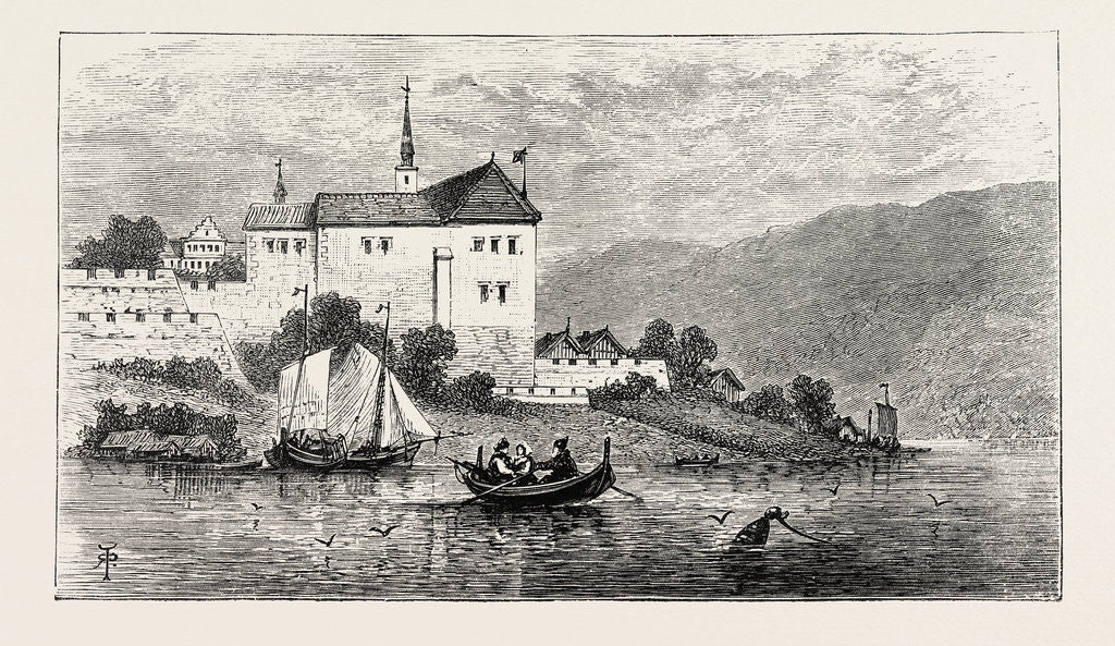 Detail of The Akers Hus by Anonymous