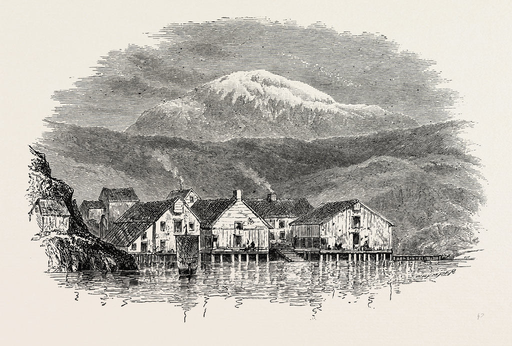 Detail of A Part of Christiansund Harbour by Anonymous