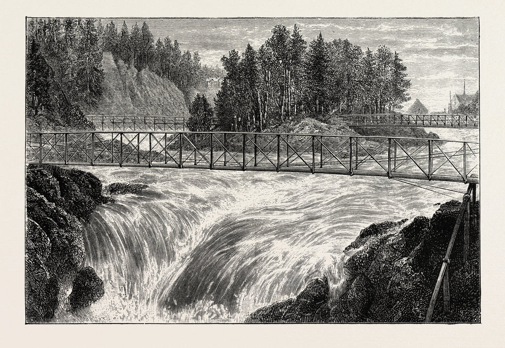 Detail of Toppö Fall, Trollhätta by Anonymous