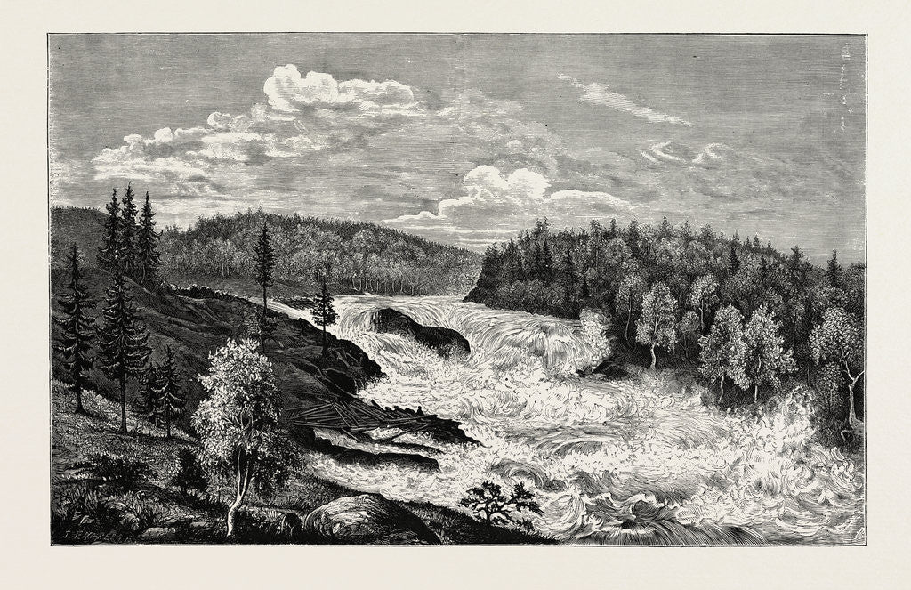 Detail of A View in North Sweden by Anonymous