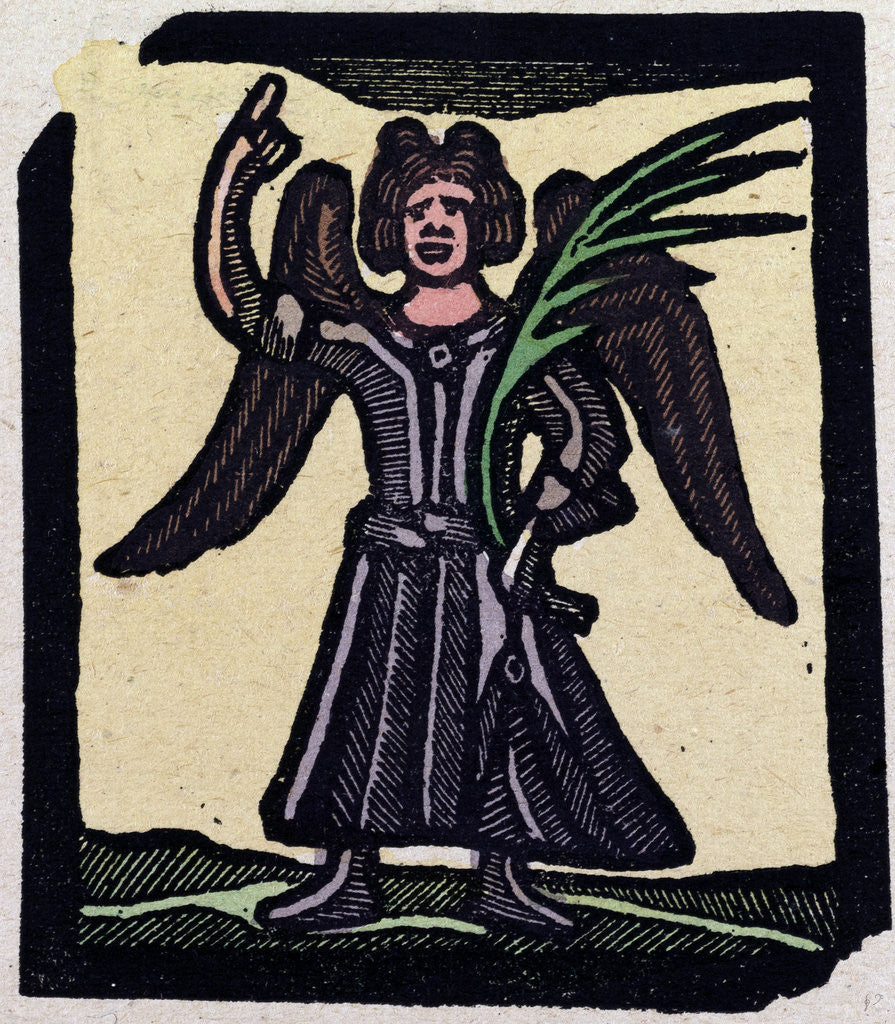Detail of Illustration of English Tales Folk Tales and Ballads. An Angel by Anonymous