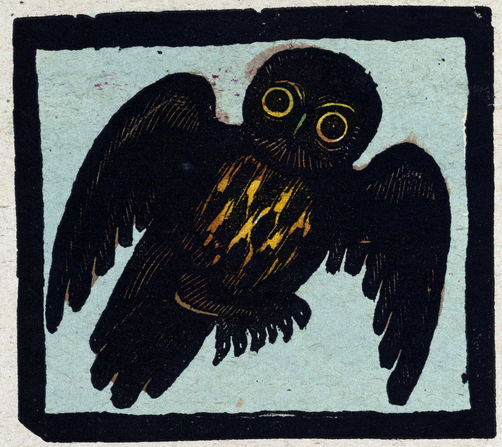 Detail of Illustration of English Tales Folk Tales and Ballads. An Owl by Anonymous