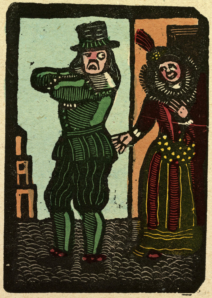 Detail of Illustration of English Tales Folk Tales and Ballads. by Anonymous