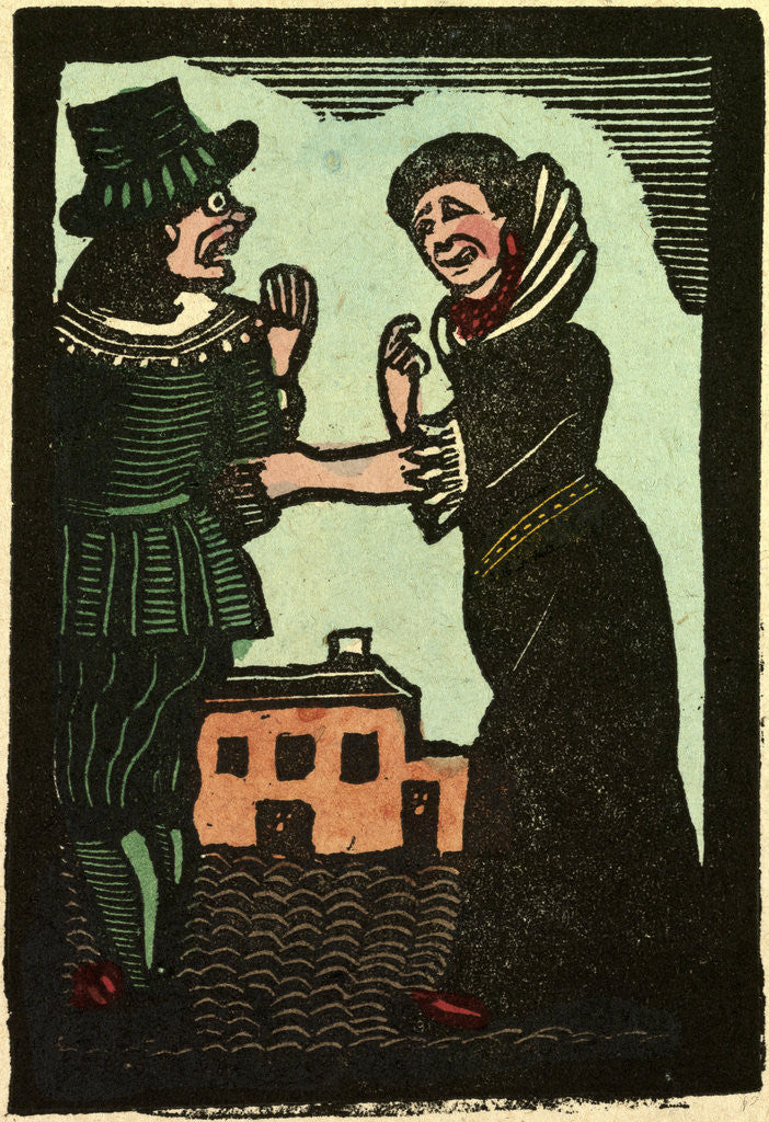 Detail of Illustration of English Tales Folk Tales and Ballads. by Anonymous